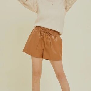 Harper Leather Shorts